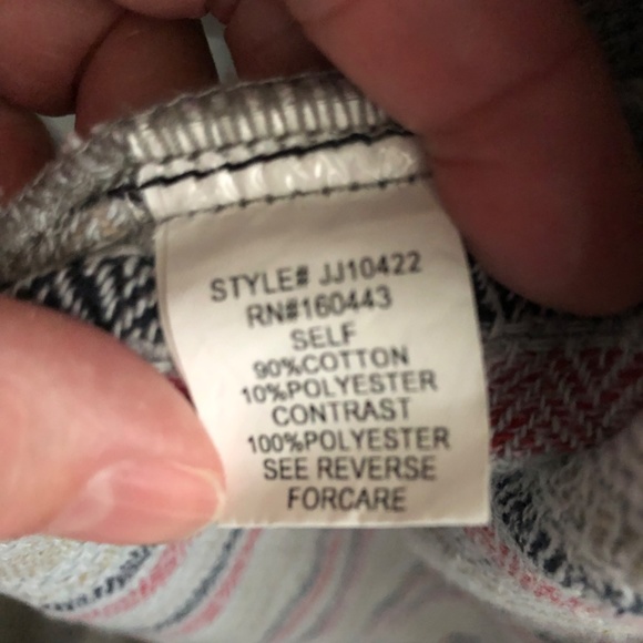 NEW! Black Denim Jean Jacket w/ Woven Back/Long Fringed Sides (NWT) - Picture 7 of 15